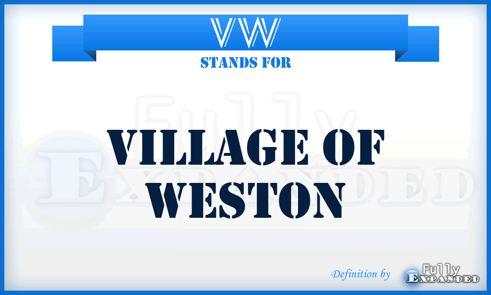 VW - Village of Weston