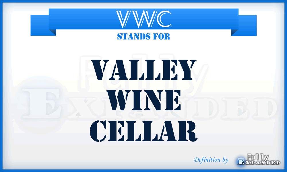 VWC - Valley Wine Cellar