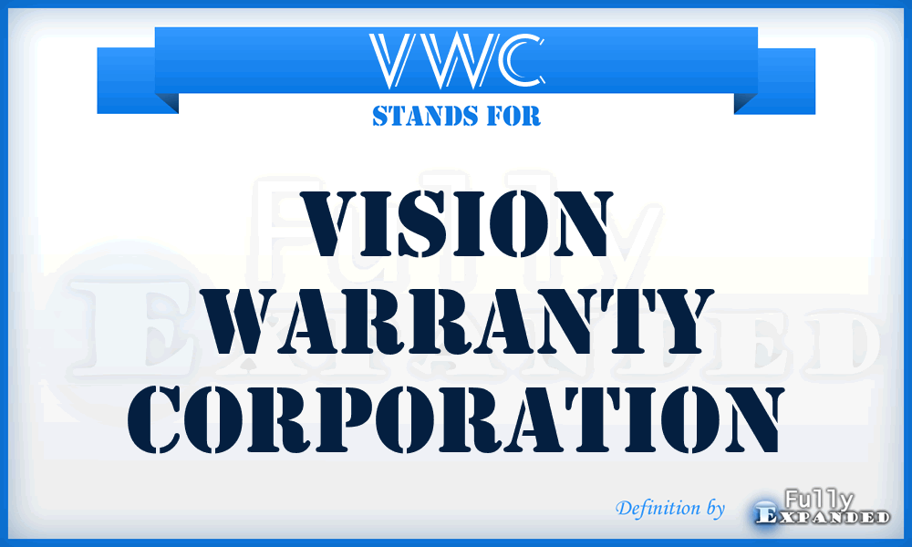 VWC - Vision Warranty Corporation