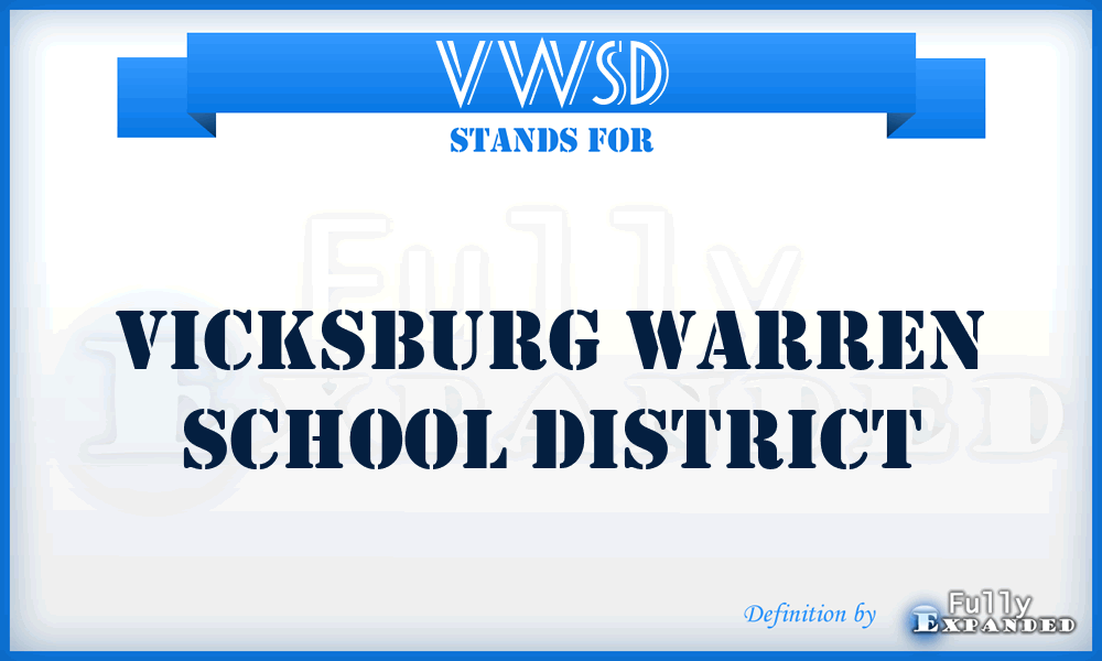 VWSD - Vicksburg Warren School District