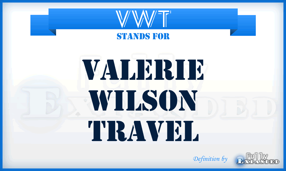 VWT - Valerie Wilson Travel