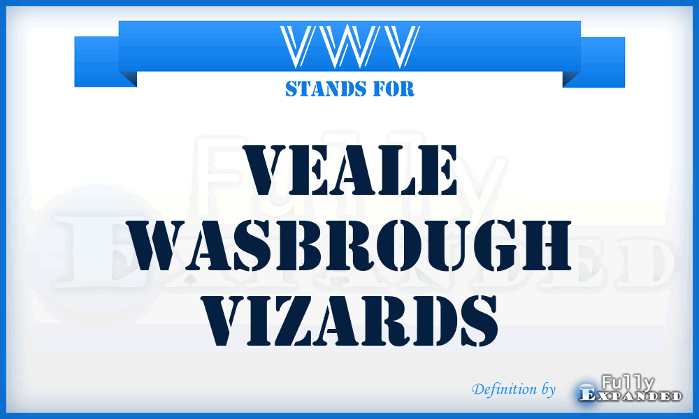 VWV - Veale Wasbrough Vizards