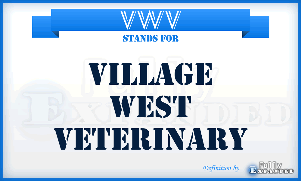 VWV - Village West Veterinary