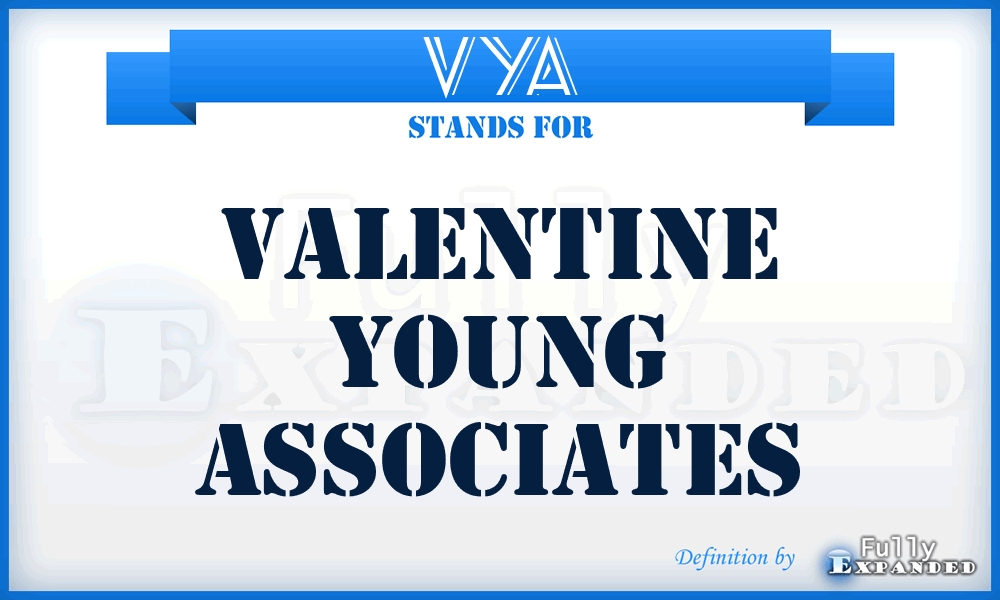 VYA - Valentine Young Associates
