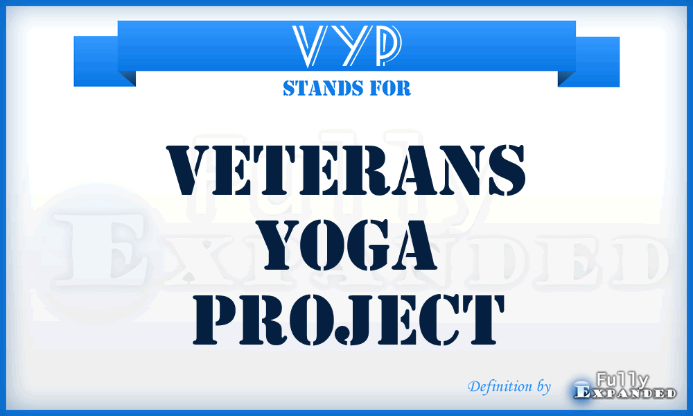 VYP - Veterans Yoga Project