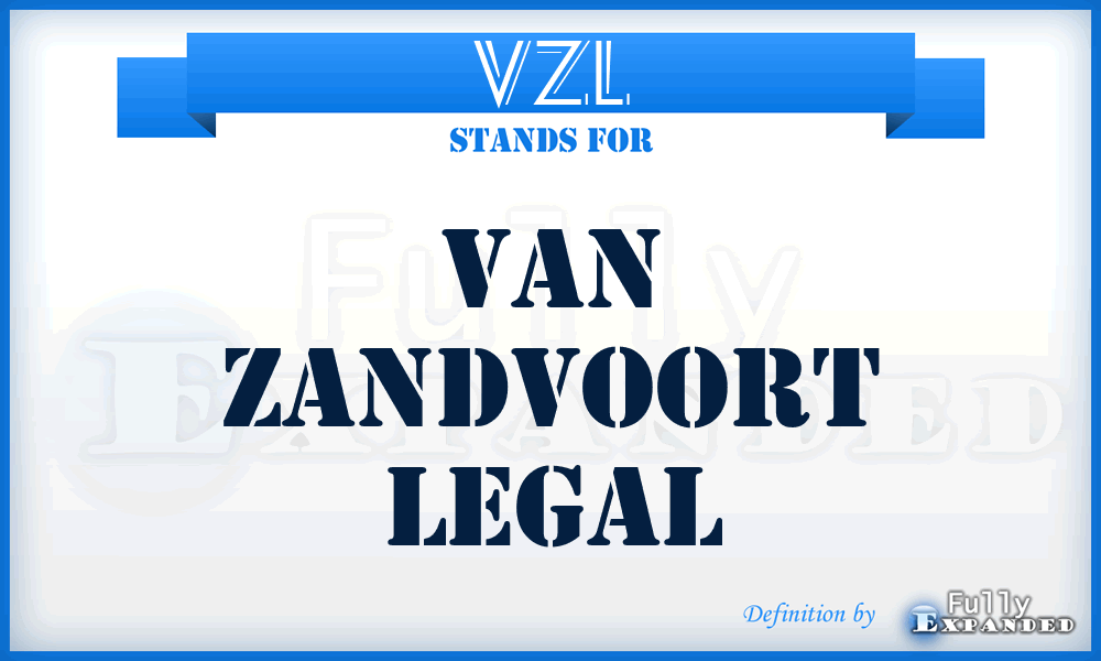 VZL - Van Zandvoort Legal