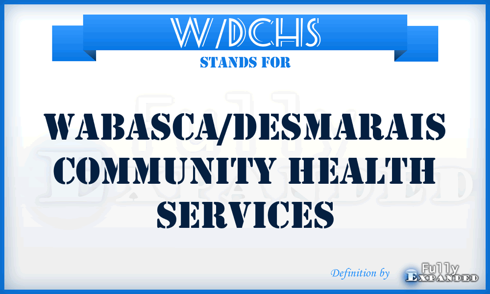 W/DCHS - Wabasca/Desmarais Community Health Services