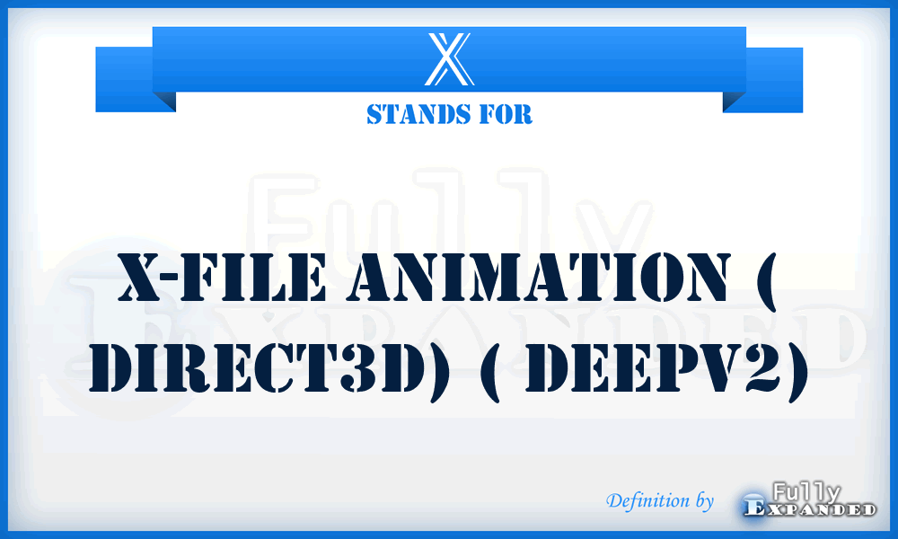 X - X-file Animation ( Direct3D) ( DeepV2)