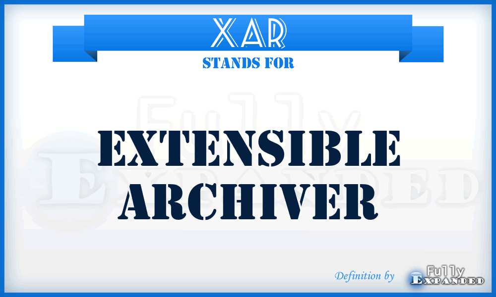 XAR - eXtensible ARchiver