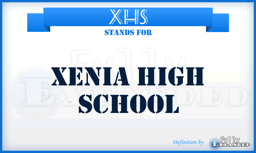 XHS - Xenia High School
