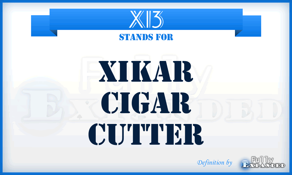 XI3 - Xikar Cigar Cutter