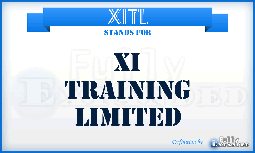 XITL - XI Training Limited
