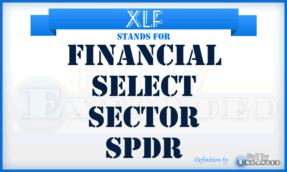 XLF - Financial Select Sector SPDR