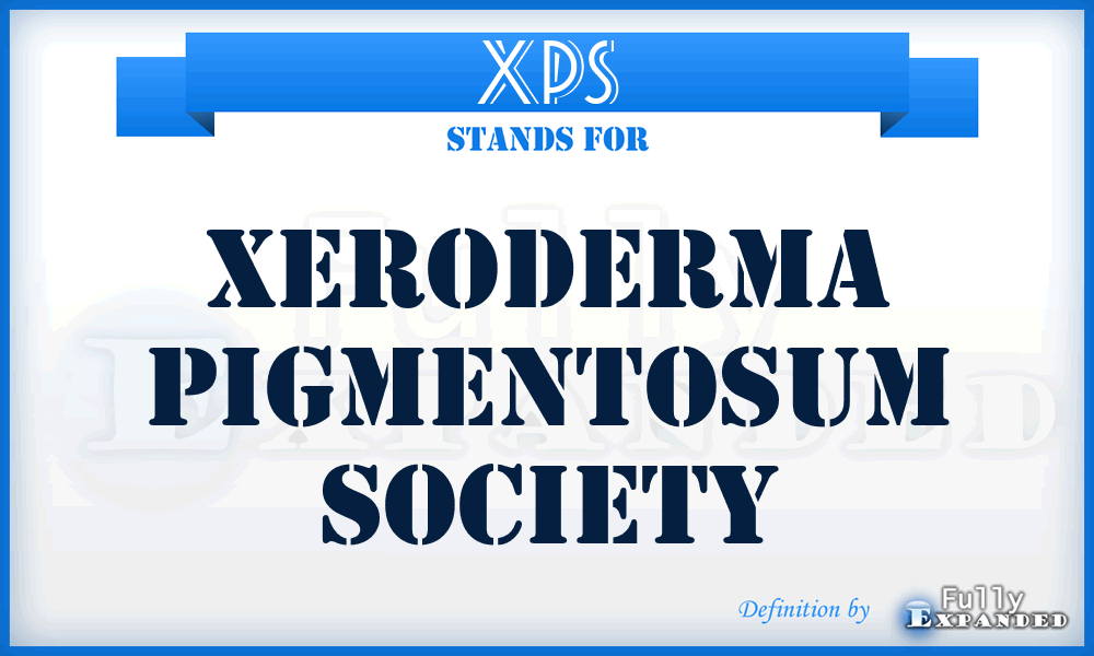 XPS - Xeroderma Pigmentosum Society