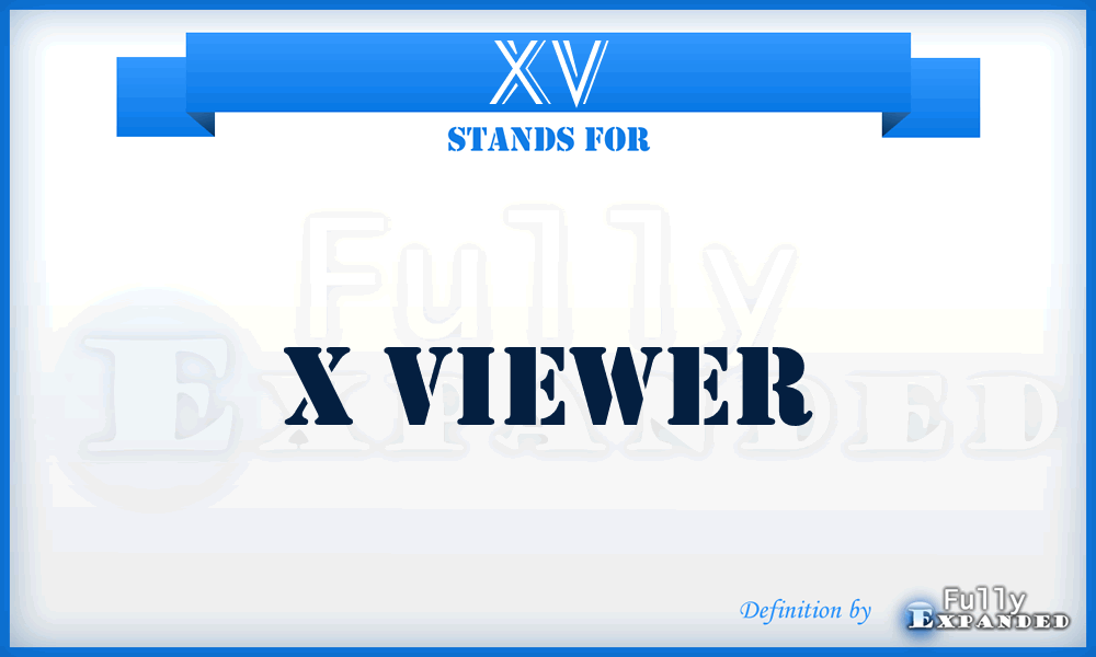 XV - X Viewer