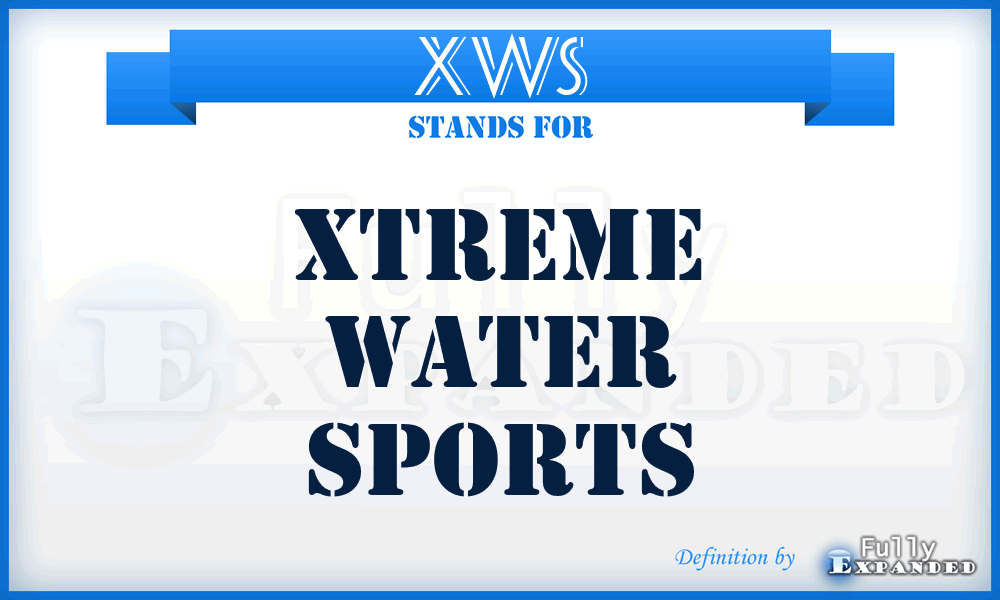 XWS - Xtreme Water Sports