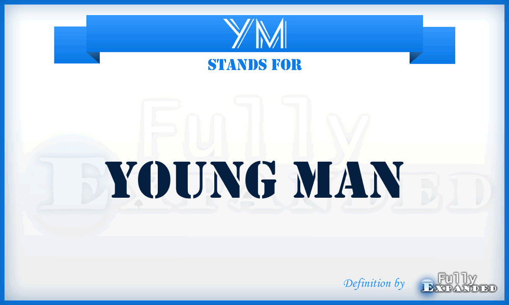 YM - Young Man