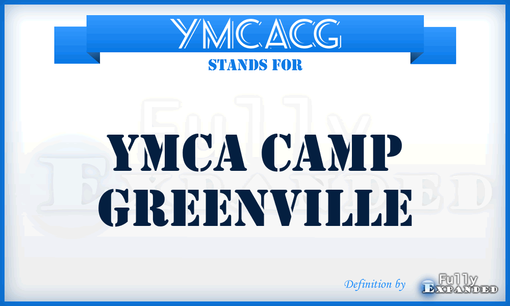 YMCACG - YMCA Camp Greenville