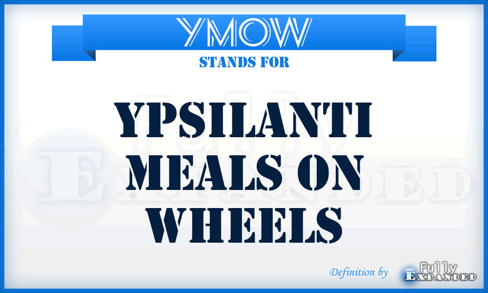 YMOW - Ypsilanti Meals On Wheels