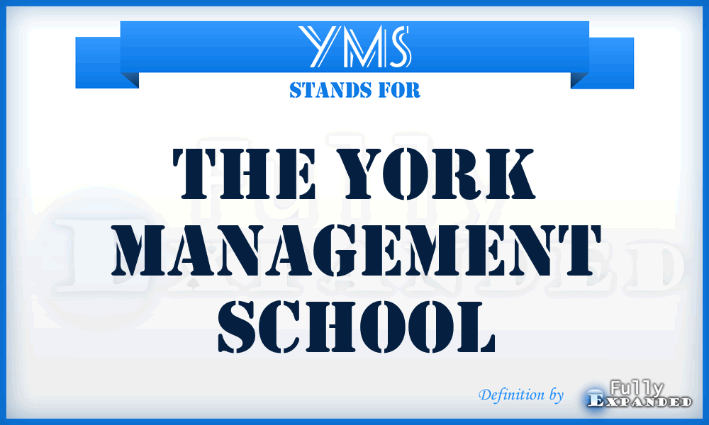 YMS - The York Management School