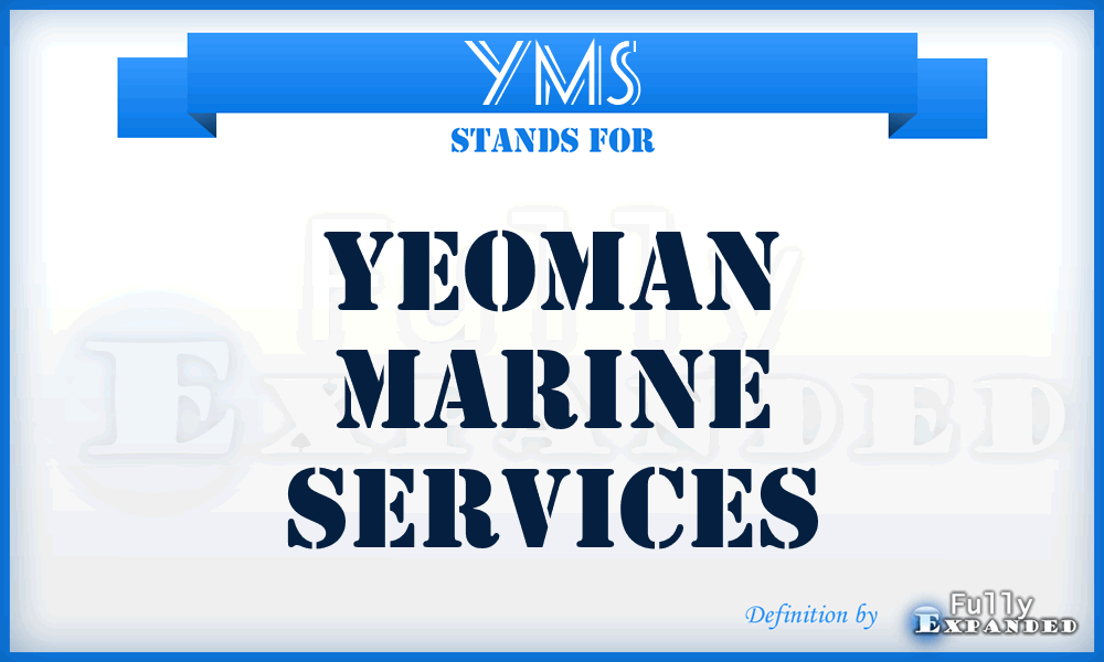 YMS - Yeoman Marine Services