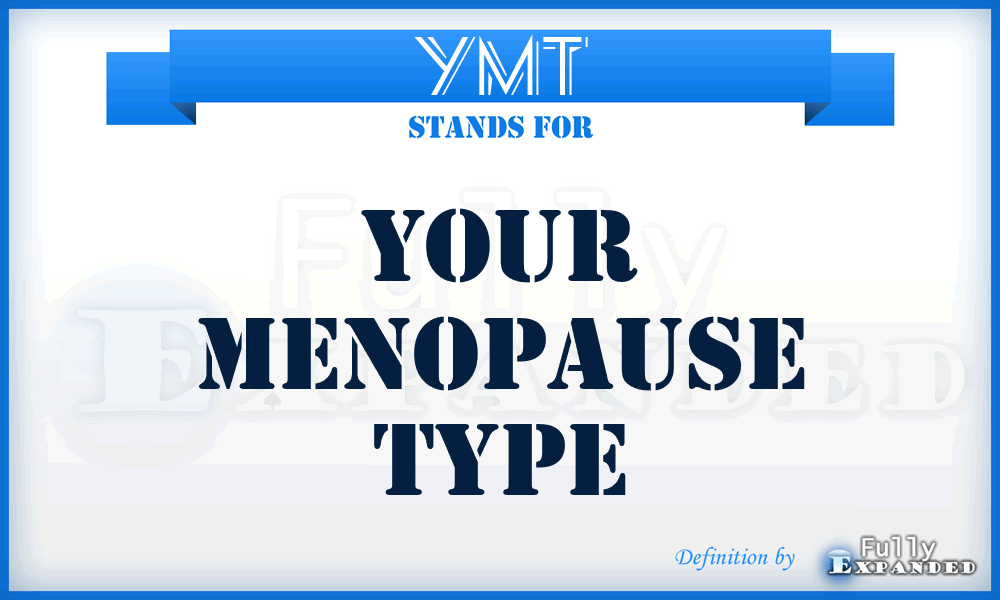 YMT - Your Menopause Type