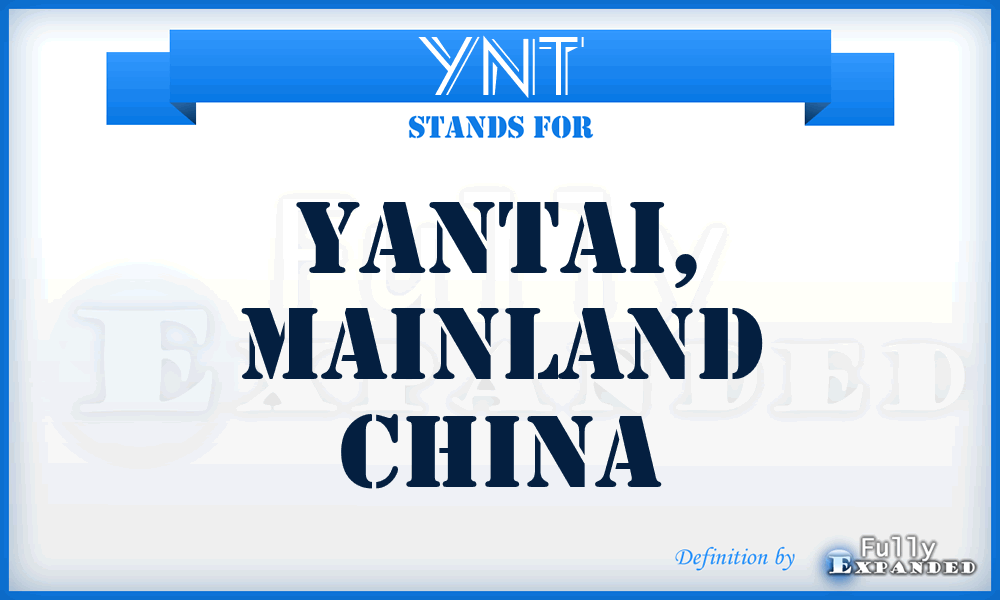 YNT - Yantai, Mainland China
