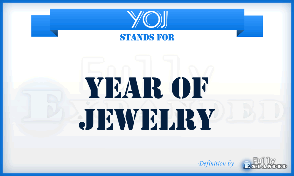 YOJ - Year of Jewelry