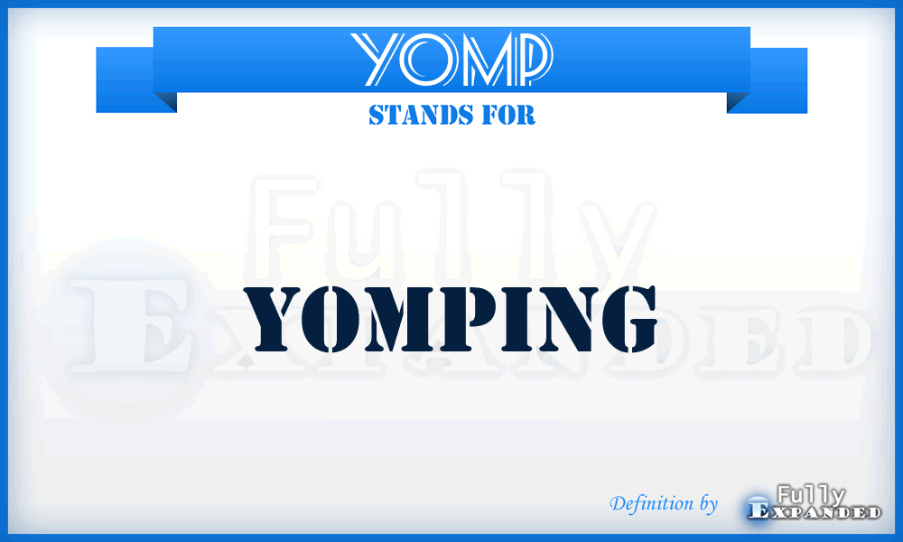 YOMP - yomping