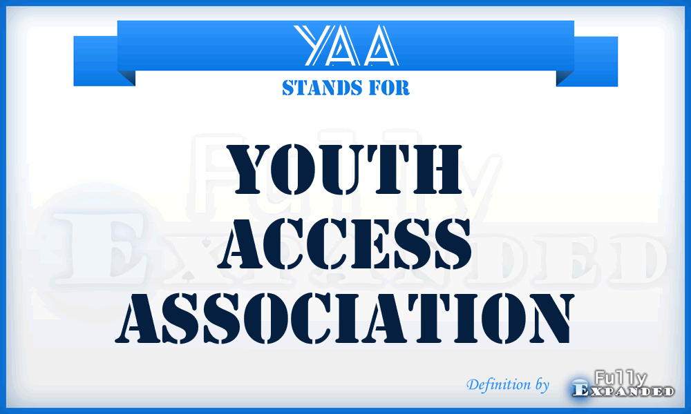 YAA - Youth Access Association