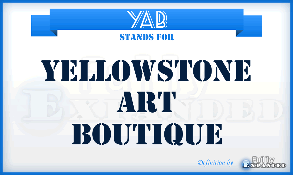 YAB - Yellowstone Art Boutique