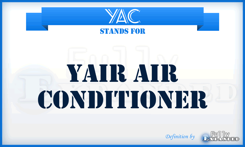 YAC - Yair Air Conditioner