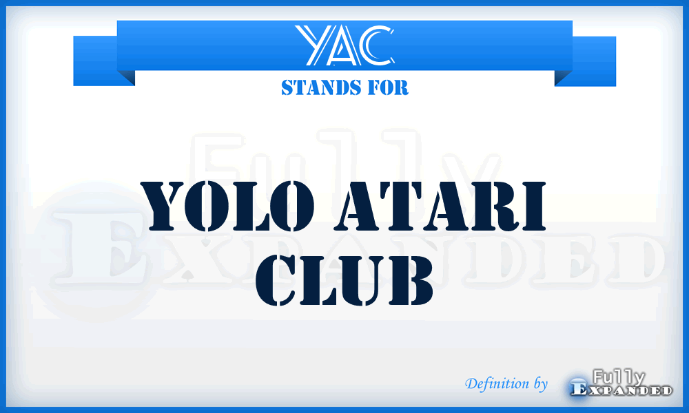 YAC - Yolo Atari Club