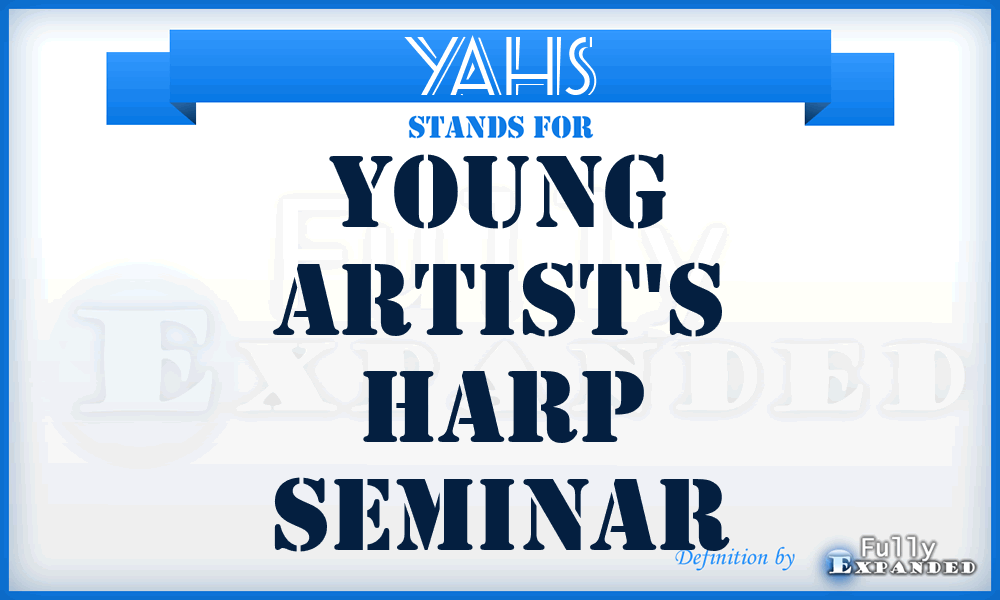 YAHS - Young Artist's Harp Seminar