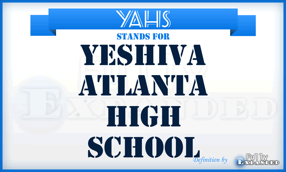 YAHS - Yeshiva Atlanta High School