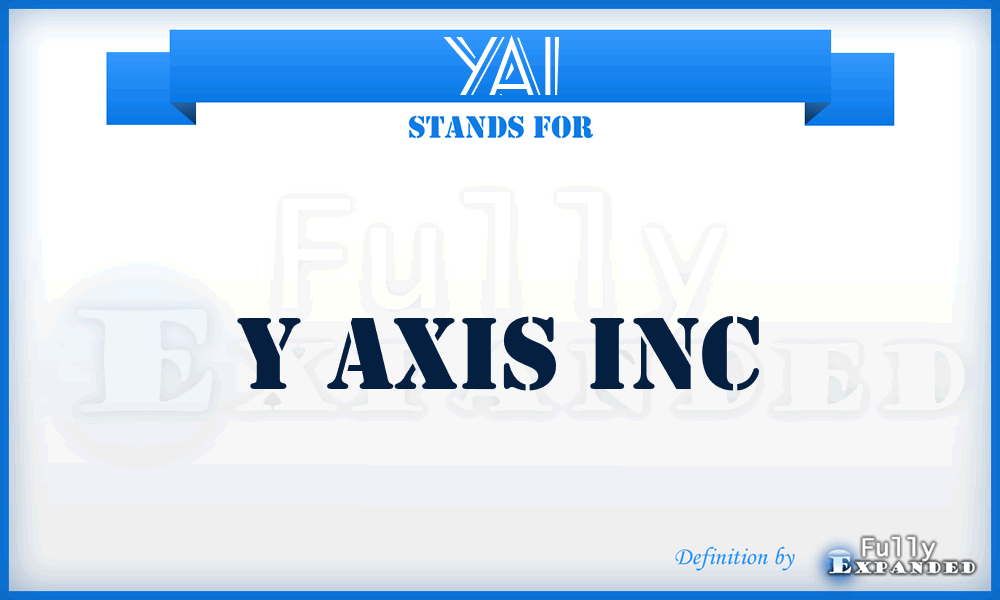 YAI - Y Axis Inc