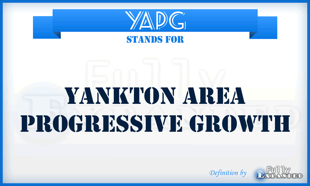 YAPG - Yankton Area Progressive Growth
