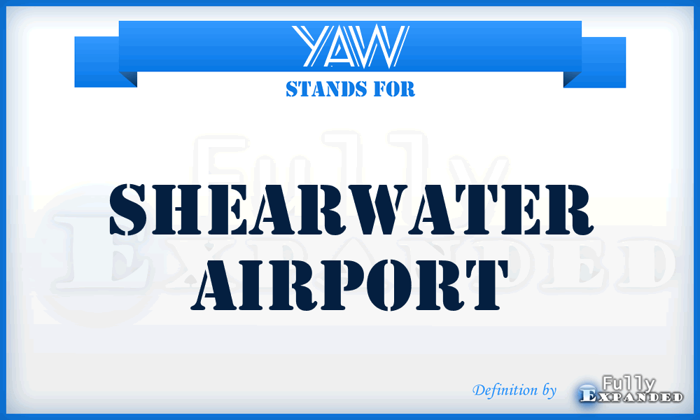 YAW - Shearwater airport