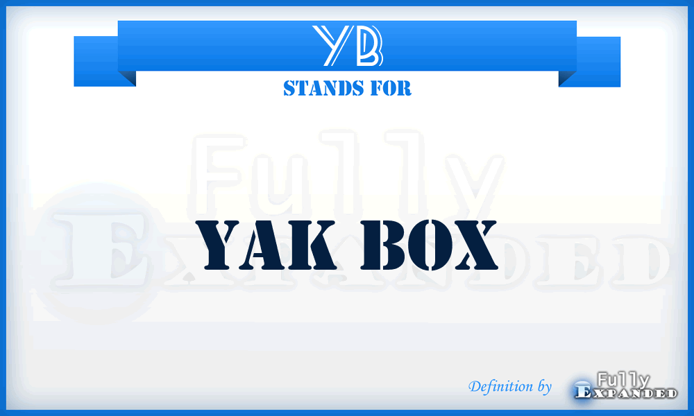 YB - Yak Box