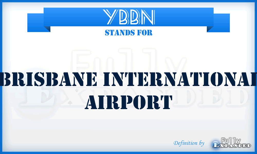 YBBN - Brisbane International airport