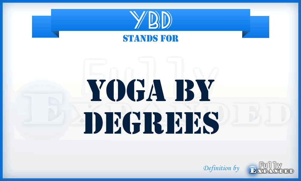 YBD - Yoga By Degrees