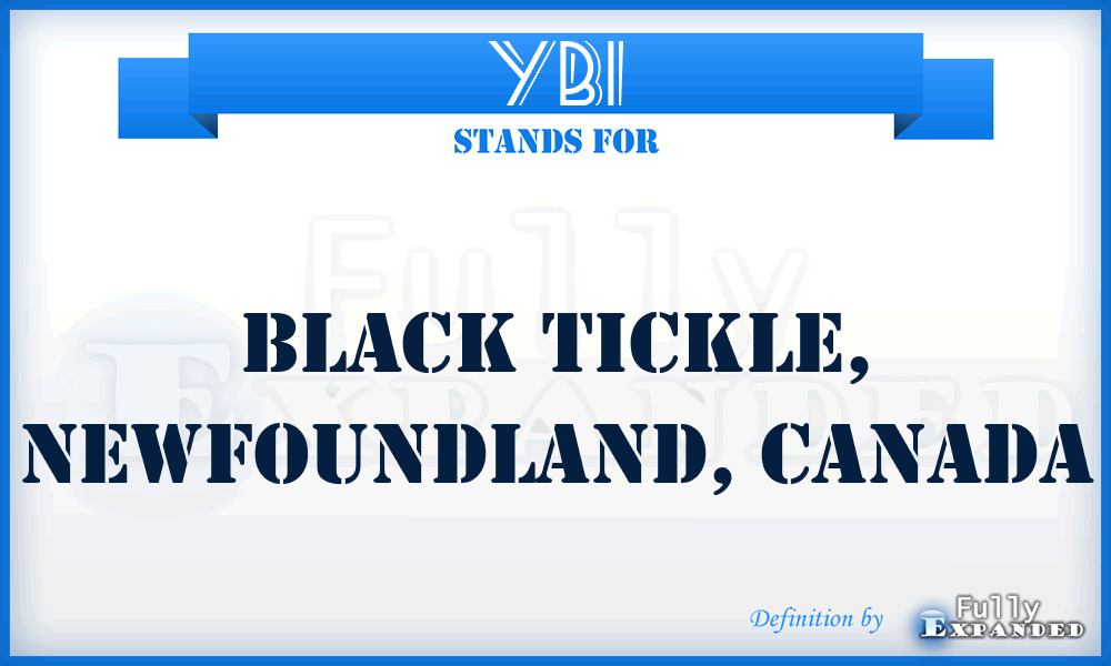 YBI - Black Tickle, Newfoundland, Canada