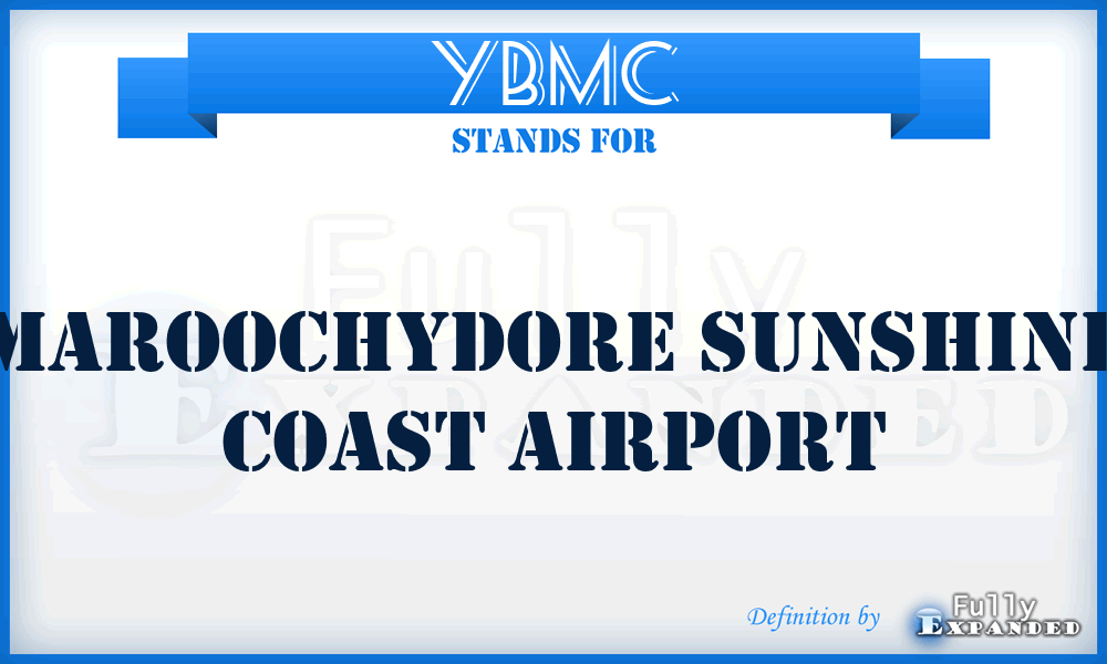 YBMC - Maroochydore Sunshine Coast airport