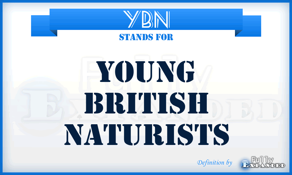 YBN - Young British Naturists