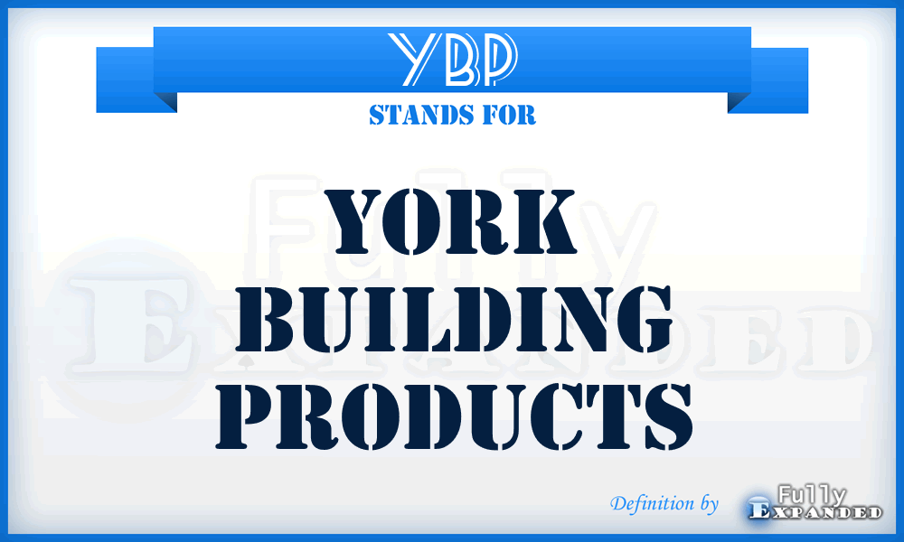 YBP - York Building Products