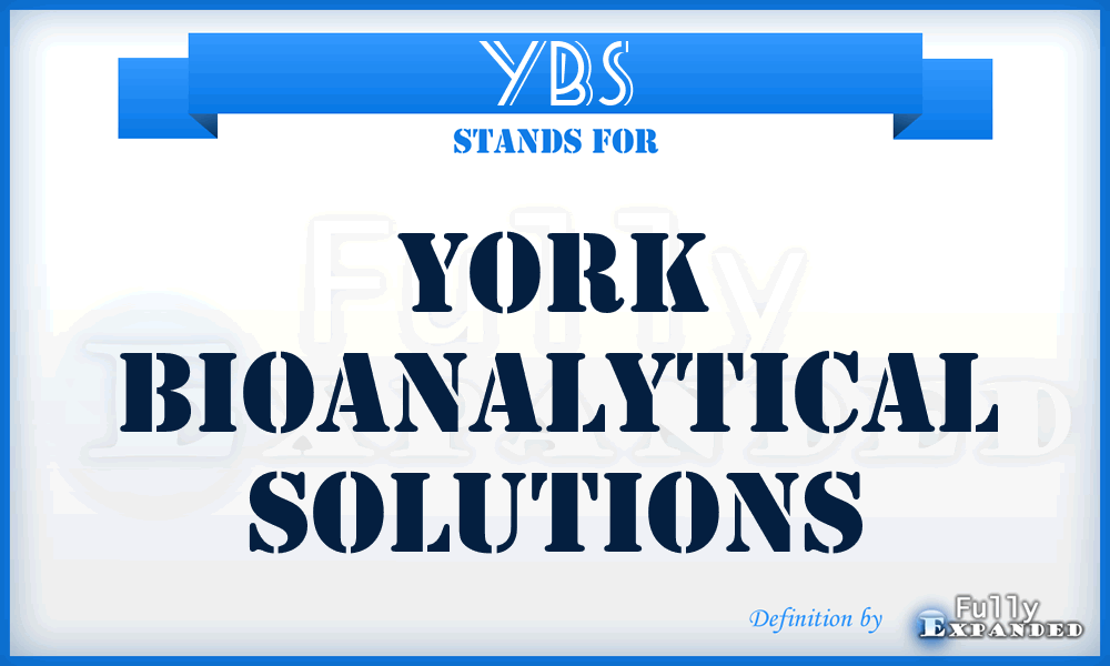 YBS - York Bioanalytical Solutions