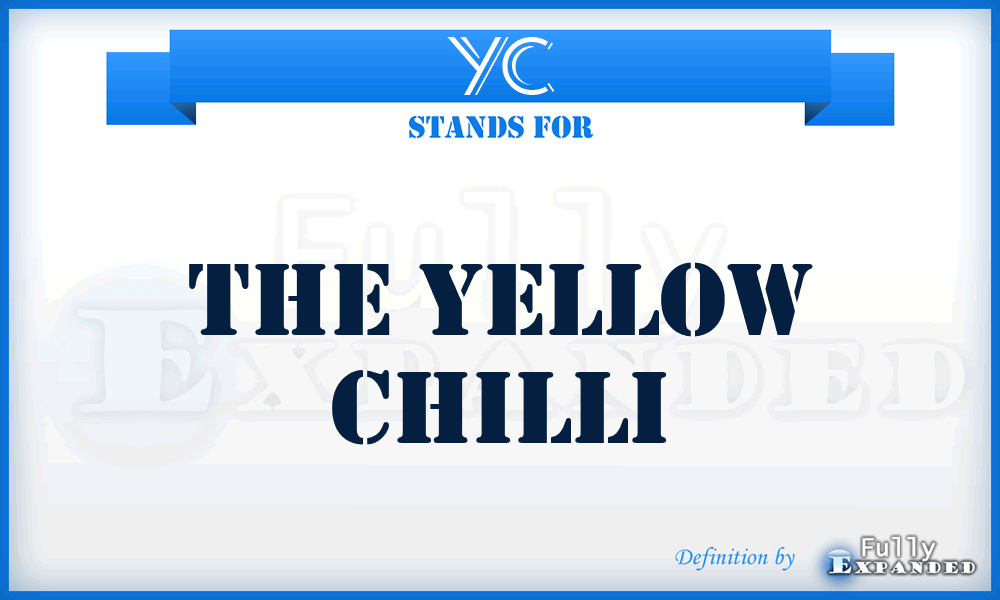 YC - The Yellow Chilli