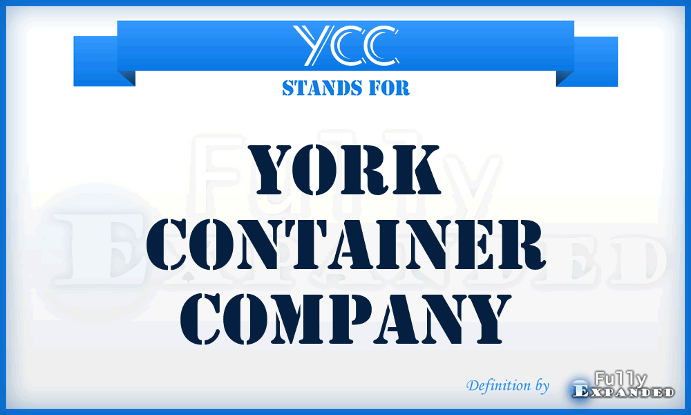 YCC - York Container Company