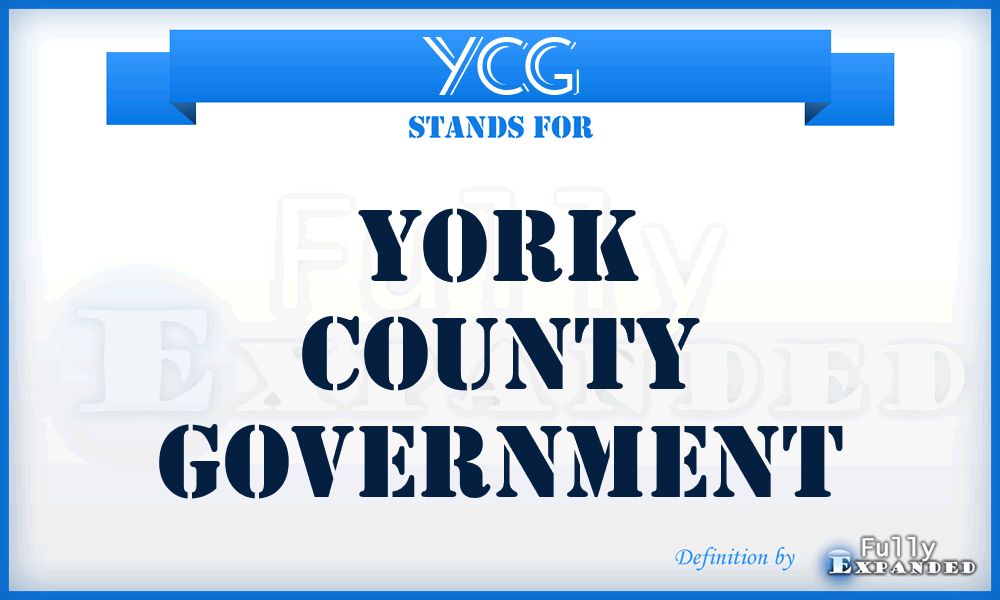 YCG - York County Government