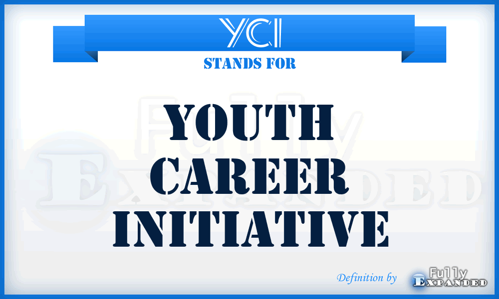 YCI - Youth Career Initiative